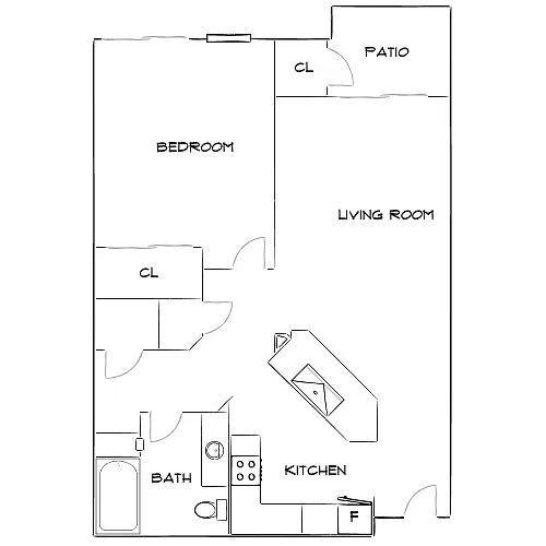 Floor plan Design 1B