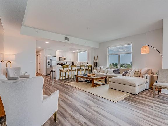 Great Room with 85 inch TV