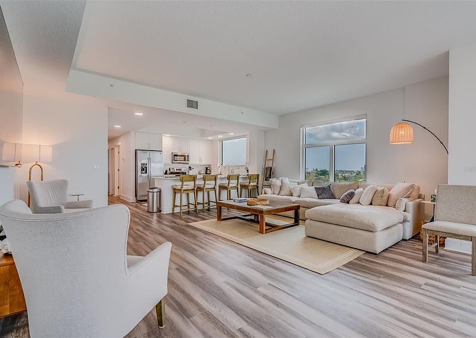 Great Room with 85 inch TV