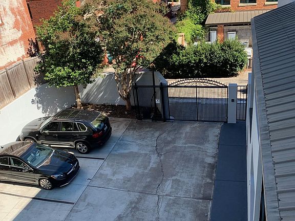 One designated, secure parking space.