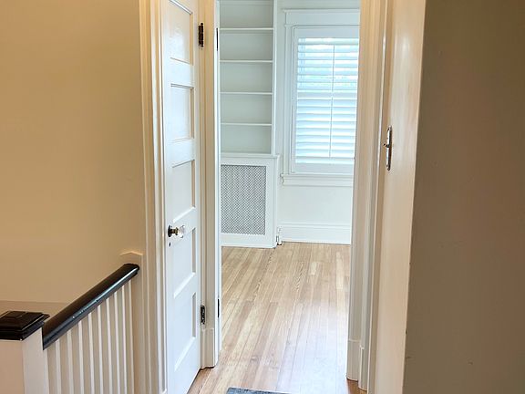 Hallway looking into bedroom
