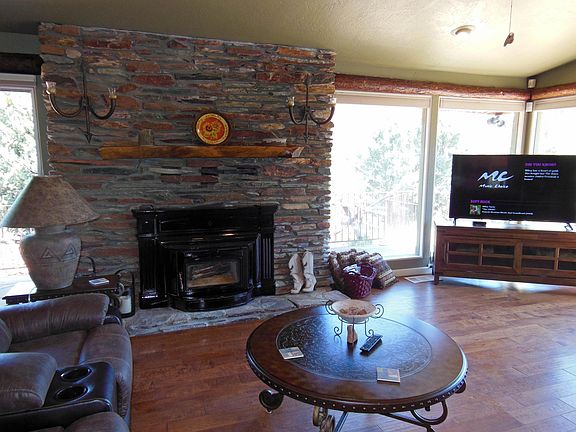 Living room fireplace
