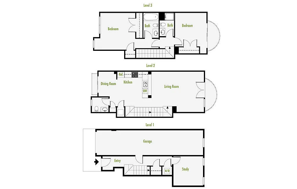 Floor plan TownhouseA
