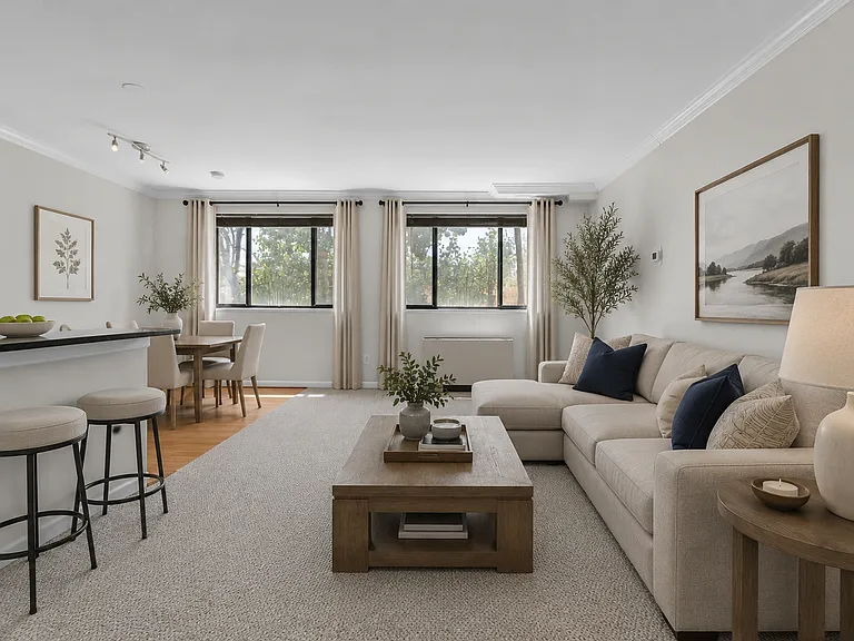 AI Staged Living Room