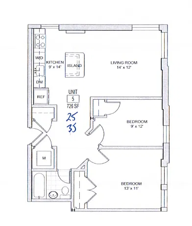 Floor plan M7 The Connecticut