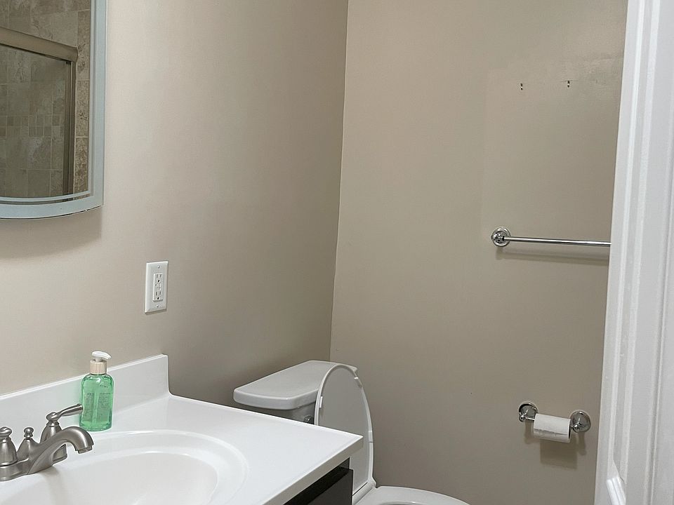 Bathroom with skylight.