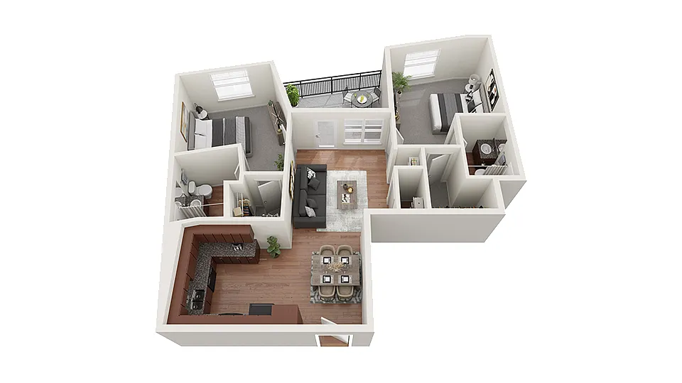 Floor plan 2 Balcony