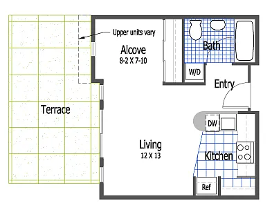 Floor plan Studio