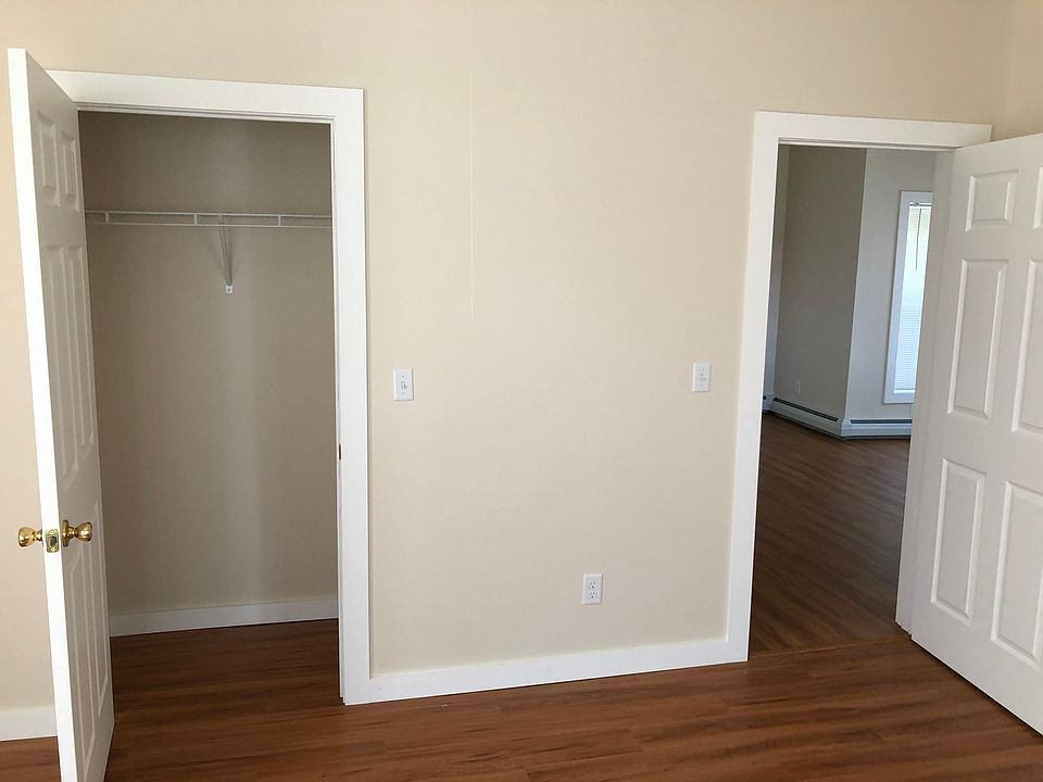 View from front bedroom into living room