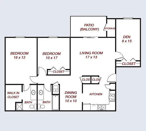 Floor plan The Magnolia
