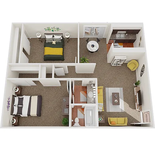 Floor plan 2BD