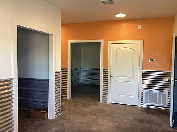 Entrance hallway and two possible offices