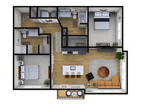 Floor plan The Pierce