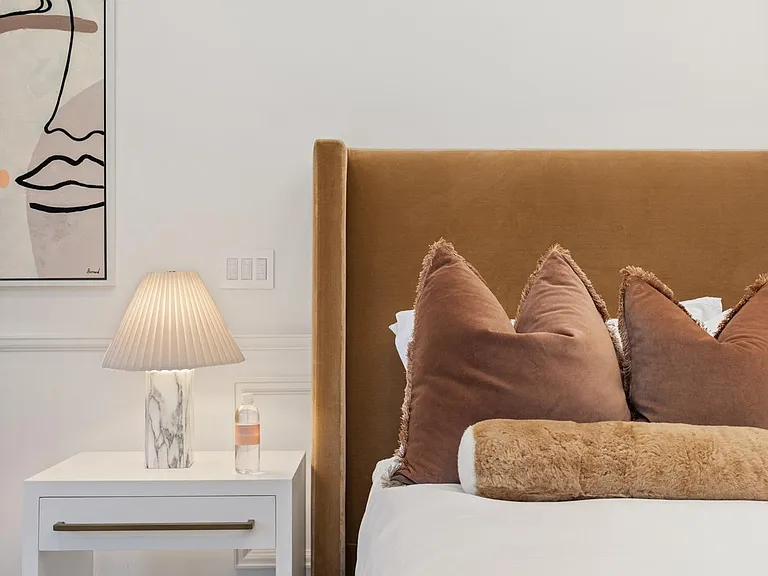 Indulge in opulence with a regal King Bed in Bedroom 1, setting the tone for a lavish and restful stay.