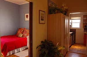 Bedroom with french doors, hallway/mudroom decor style 2
