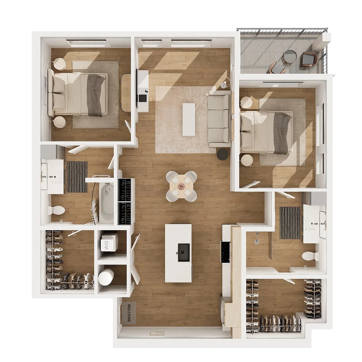 Floor plan B3