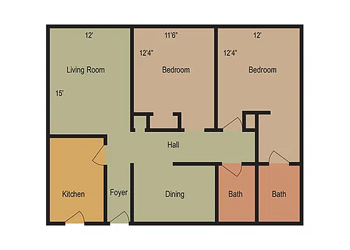 Floor plan IBERVILLE