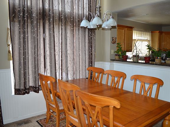 Dining with Kitchen in the background