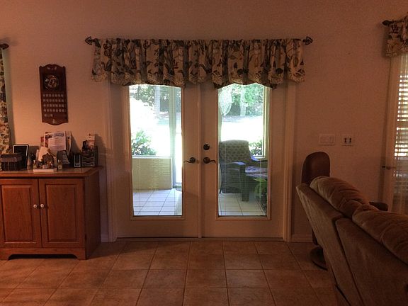French doors to back porch