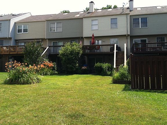 Backyard and second leve deck.