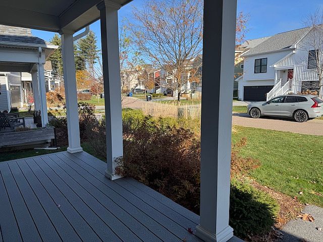 Front porch to greet friends and family