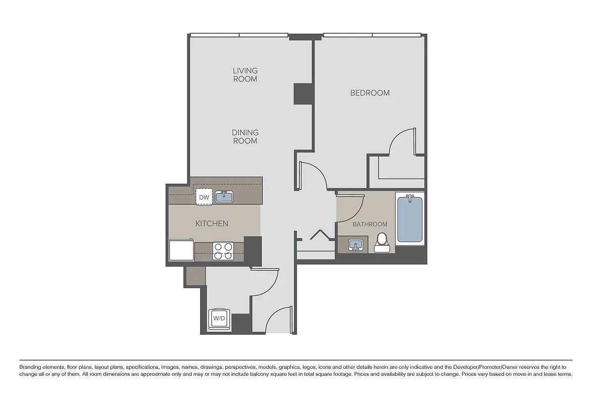 Floor plan Plan 1A