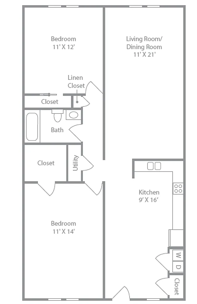 Floor plan Pisgah-Renovated