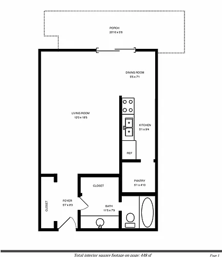 Floor plan 0X1