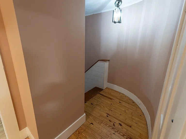 Heading back down the stairs