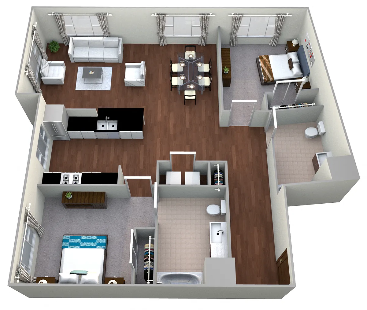 Floor plan B6