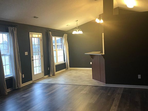 Living room and breakfast nook