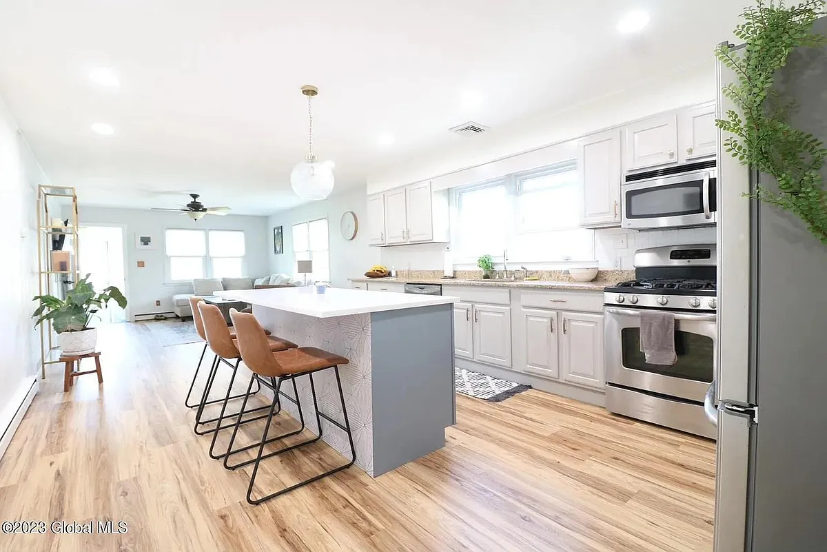 Open space Kitchen and Living room - 2 Van Buren Ave #FRONT