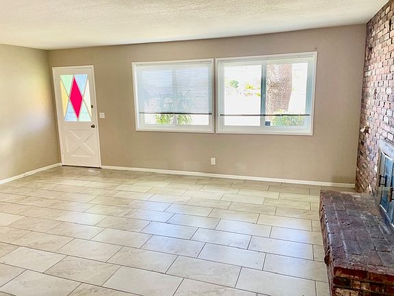 Living room from dining area