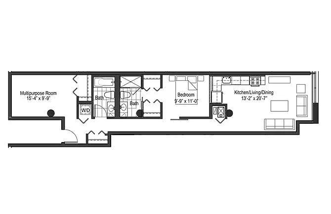 Floor plan B8