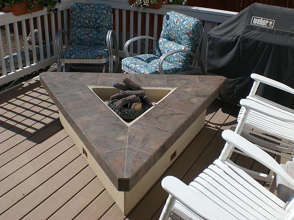 Custom Gas Firepit