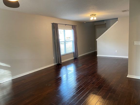 Looking towards Front door in Living /Dining Room