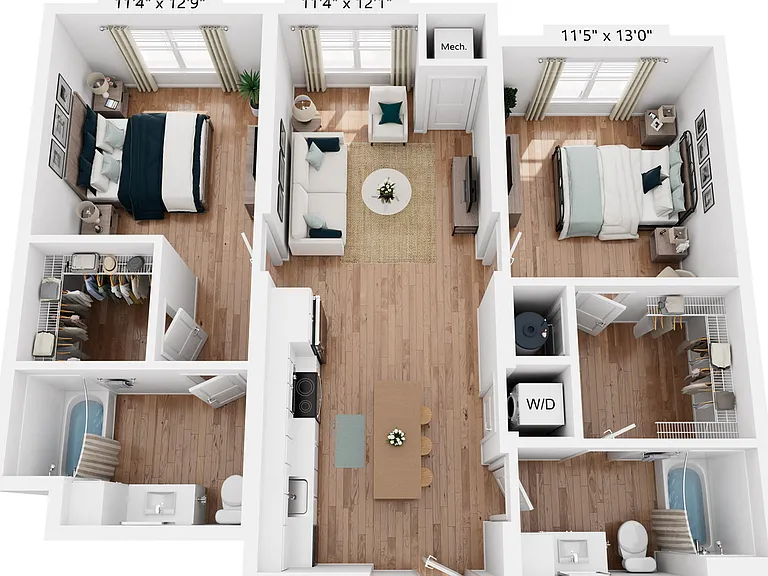 B1 | 2x2 | 999 sq ft B1 | 2x2 | 999 sq ft