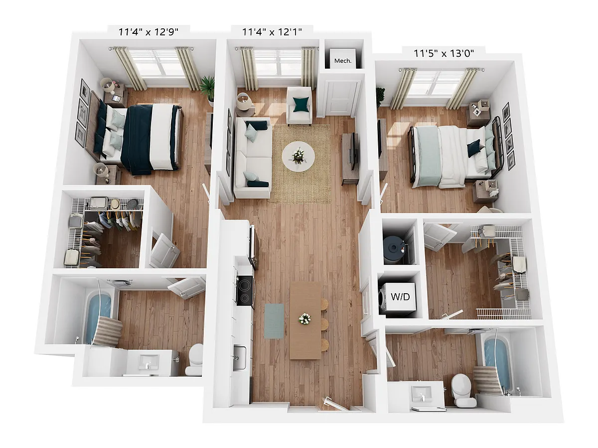 Floor plan B1