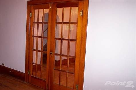 French Doors from living room into hall
