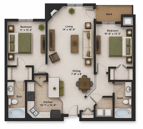Floor plan Maple B