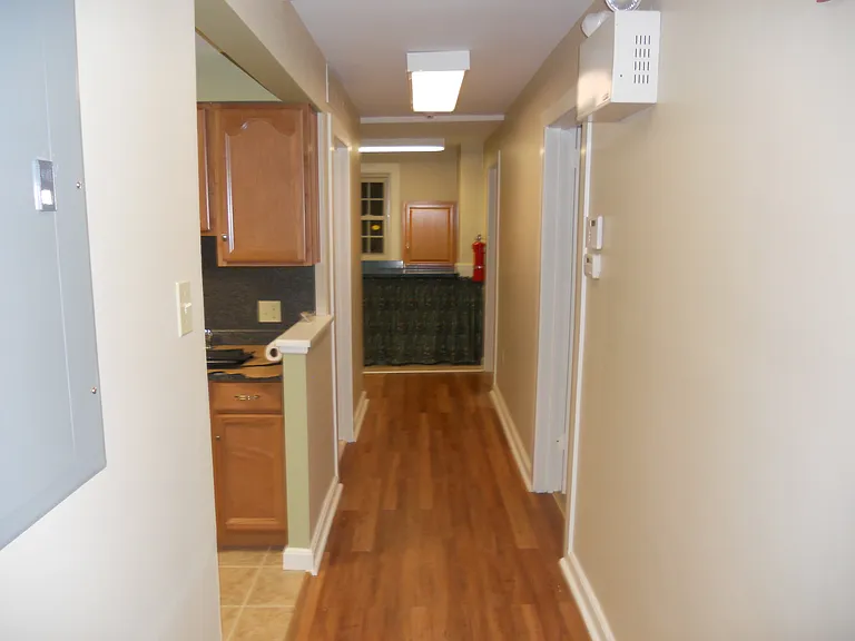Second floor hallway looking North.