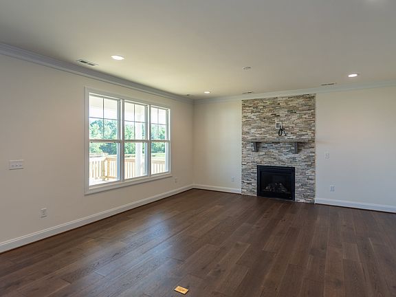 Fulton Terrace Family Room with Fireplace