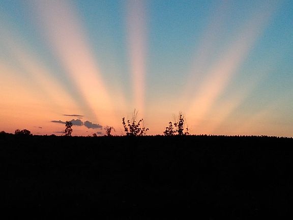 Sunset View from front porch