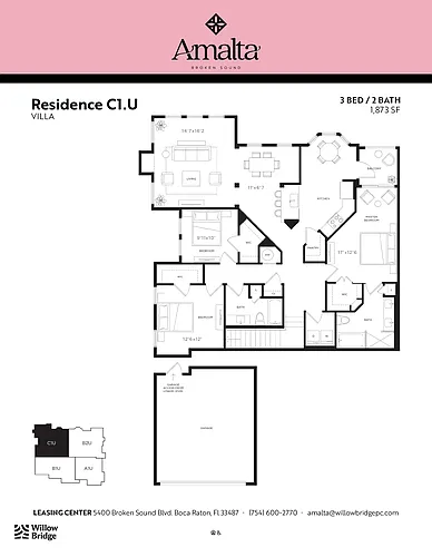 Floor plan C1U
