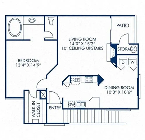 Floor plan 1A Renovation 3