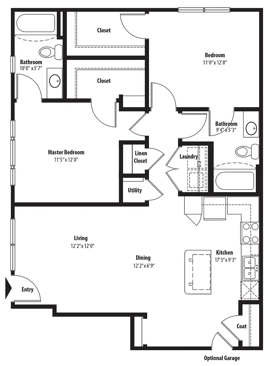 Floor plan B1-G
