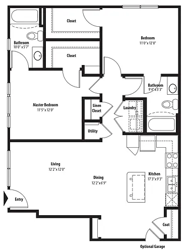 Floor plan B1-G