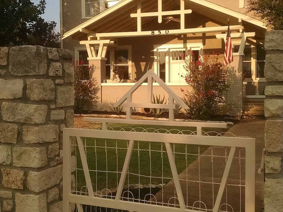 Front of house with gate