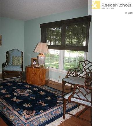 The living room is off the entry.