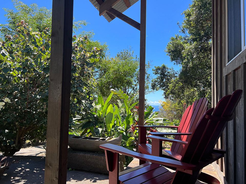 afternoon hot day front porch view towards ocean
